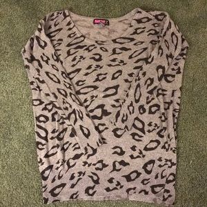 Gray/Black Light Weight Sweater